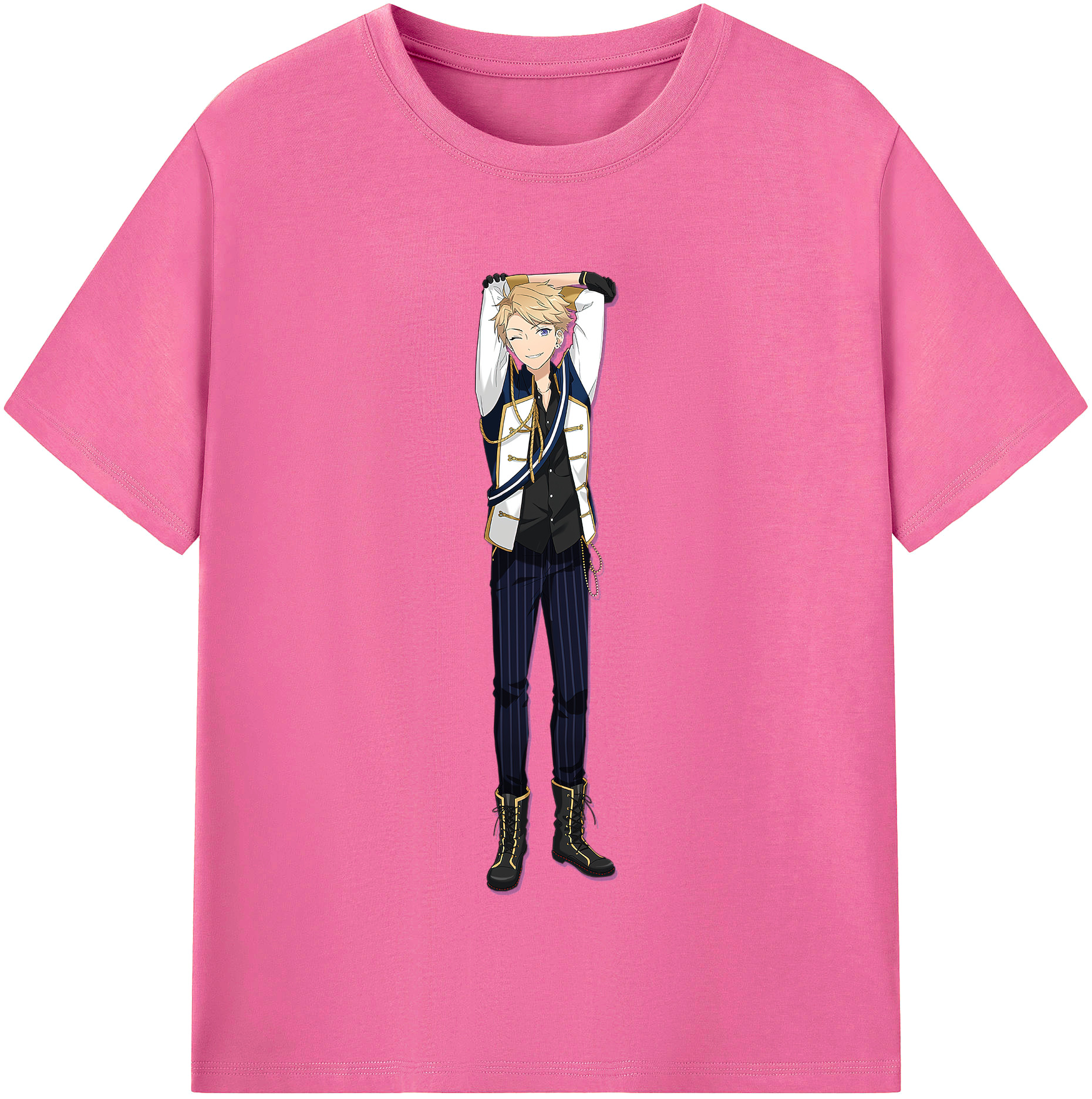（画像用） あんさんぶるスターズ! Ensemble Stars レディースカジュアルプリントTシャツ（綿100％）